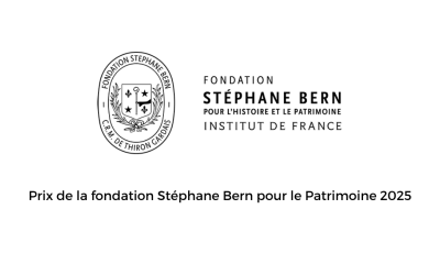 Prix de la fondation Stéphane Bern pour le Patrimoine 2025