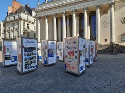 L'exposition "Libres ! 1944-1947" sur la place Graslin