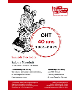 Centre d'histoire du travail - 40 ans