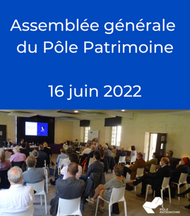 Assemblée générale du Pôle Patrimoine, Saint-Calais (72)