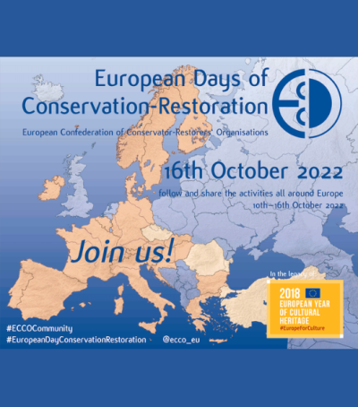 Journées européennes de la conservation-restauration - édition 2022