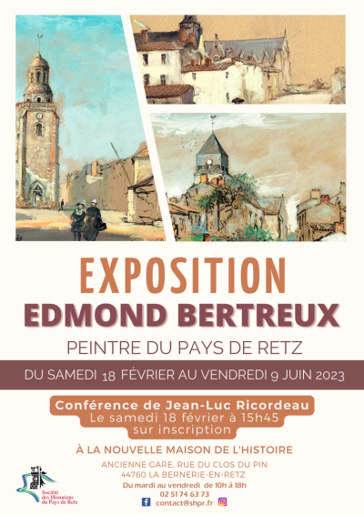 Exposition - « Edmond Bertreux, peintre du pays de Retz »