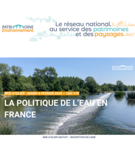 Web atelier : La politique de l’eau en France