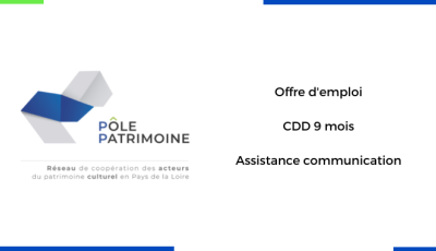 Le Pôle Patrimoine cherche un·e assistant·e à la communication