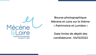 Appel à candidatures - Bourse photographique Mécène et Loire sur le thème « Patrimoine et Lumière »