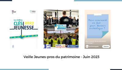 Veille Jeunes-pros du patrimoine - juin 2023